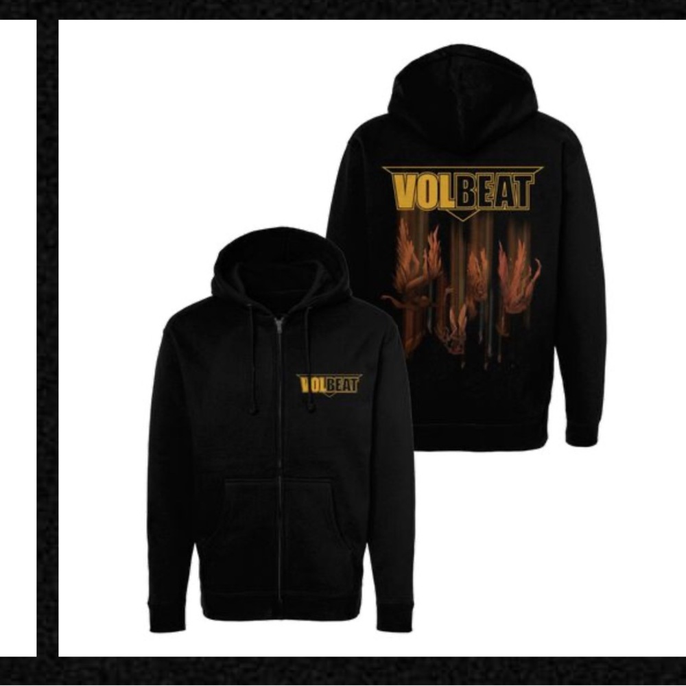 Black Graphic Hoodie